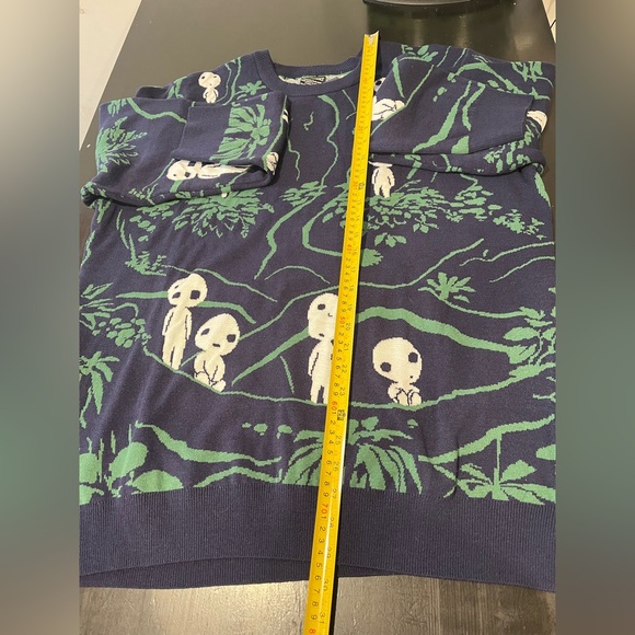 Firm! Cozy Studio Ghibli Princess Mononoke Kodama Forest Sweater - Picture 9 of 10